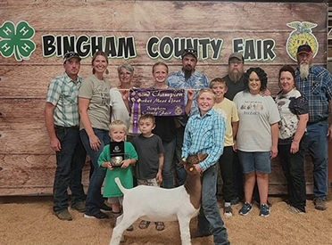 Grand Champion Market Goat
Bingham County Fair